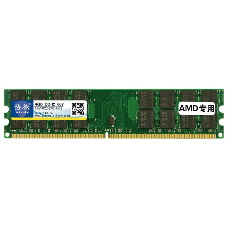 XIEDE X018 DDR2 667MHz 4GB RAM Module for AMD Desktop PCs