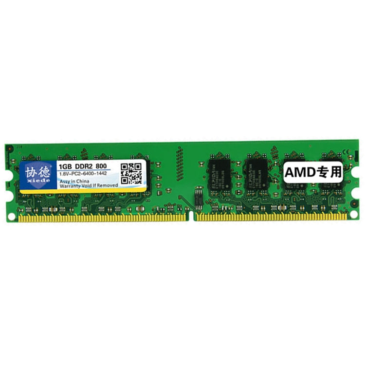 XIEDE X019 DDR2 800MHz 1GB Memory RAM Module for AMD Desktop PC
