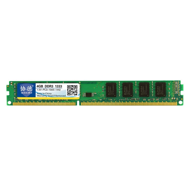 XIEDE X031 DDR3 1333MHz 4GB 1.5V Memory RAM Module for Desktop PC