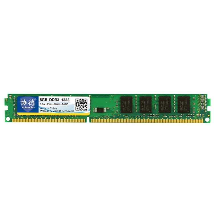 XIEDE X032 8GB DDR3 1333MHz Memory RAM Module for Desktop PC