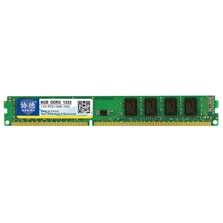 XIEDE X032 8GB DDR3 1333MHz Memory RAM Module for Desktop PC