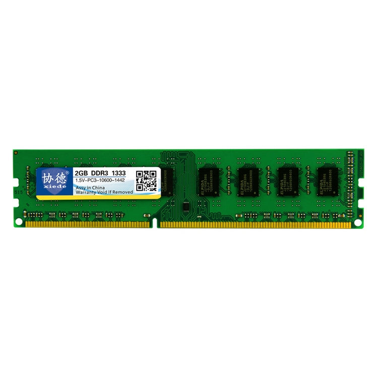 XIEDE X036 DDR3 1333MHz 2GB Gold-Plated Desktop PC RAM Module