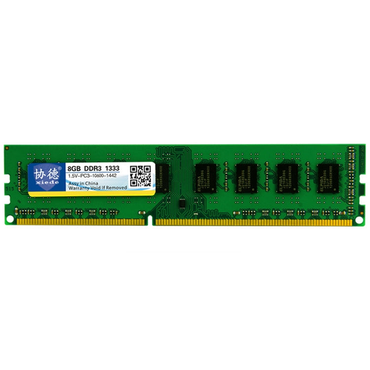 XIEDE X038 DDR3 1333MHz 8GB Memory RAM Module for AMD Desktop PCs