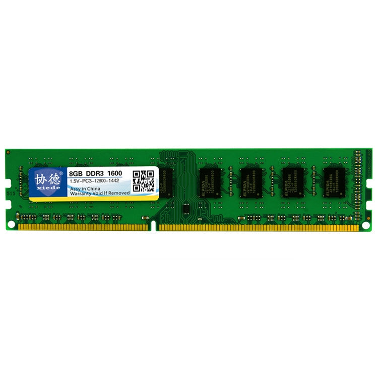 XIEDE X041 DDR3 1600MHz 8GB Memory RAM Module for AMD Desktop PC