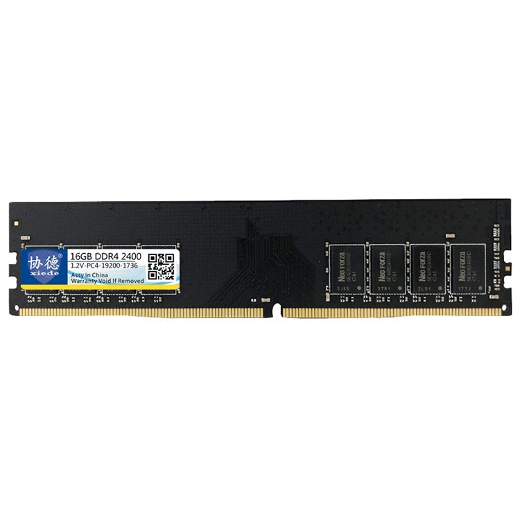 XIEDE X053 DDR4 16GB 2400MHz Memory RAM Module for Desktop PC