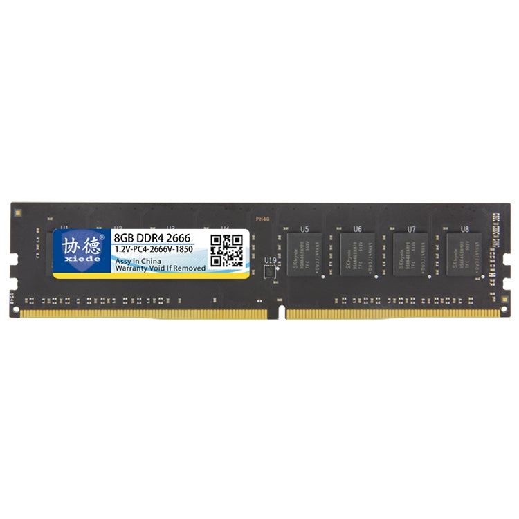 XIEDE X055 Desktop PC Memory RAM Module - 8GB DDR4 2666MHz