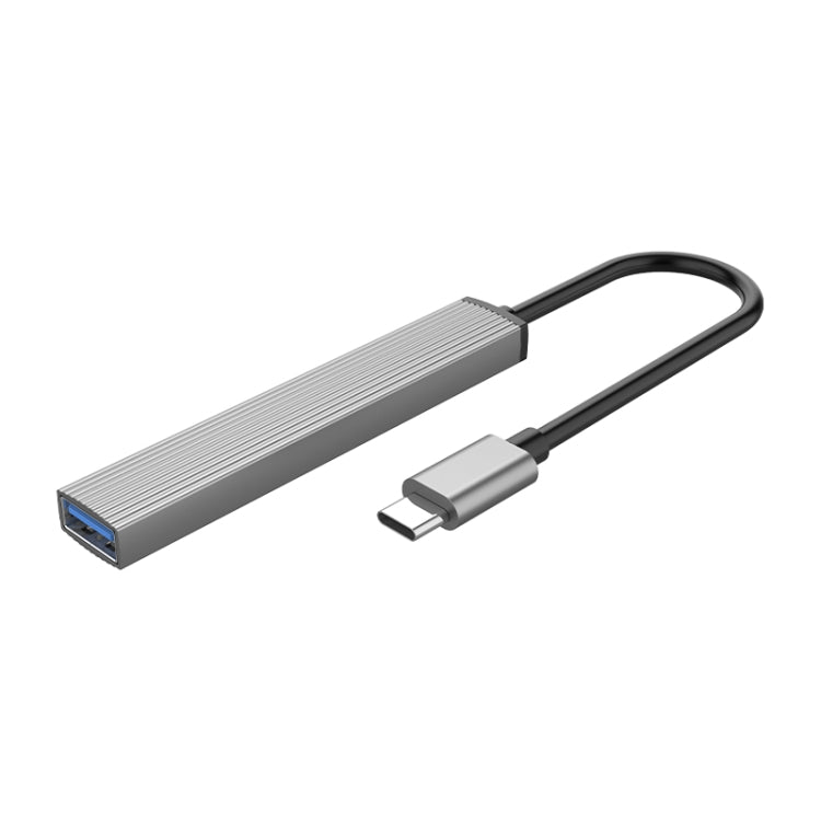 ORICO-AH-13-GY-BP USB-C Hub Adapter with USB 3.0 and USB 2.0 Ports