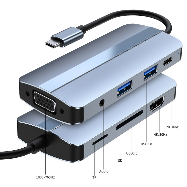 USB-C to USB Multifunctional Docking Station HUB Adapter