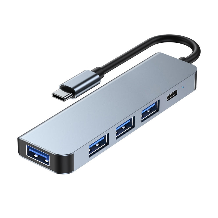 5 in 1 USB-C / Type-C to USB Multifunctional Docking Station HUB Adapter