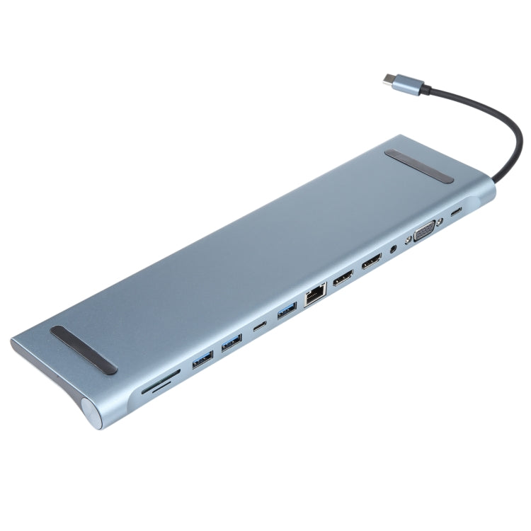 BYL-2003U2 12-in-1 USB-C Multiport Docking Station HUB Adapter