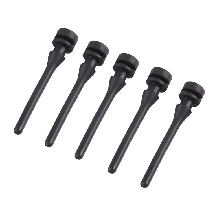 60 PCS 40mm Black Anti Vibration Computer Fan Screws with Soft Rubber