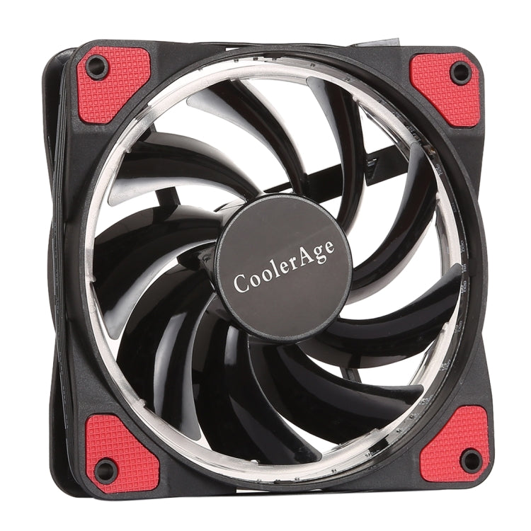 Red LED 12cm 4pin Chassis Cooling Fan for Computer Host
