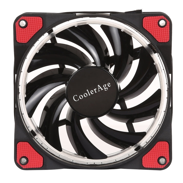 Red LED 12cm 4pin Chassis Cooling Fan for Computer Host