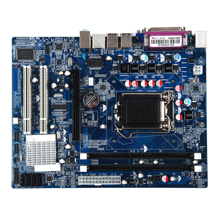 Intel H55 1156 Pin DDR3 Motherboard with Integrated Sound and Graphics Card Support for i7 / i5 CPU