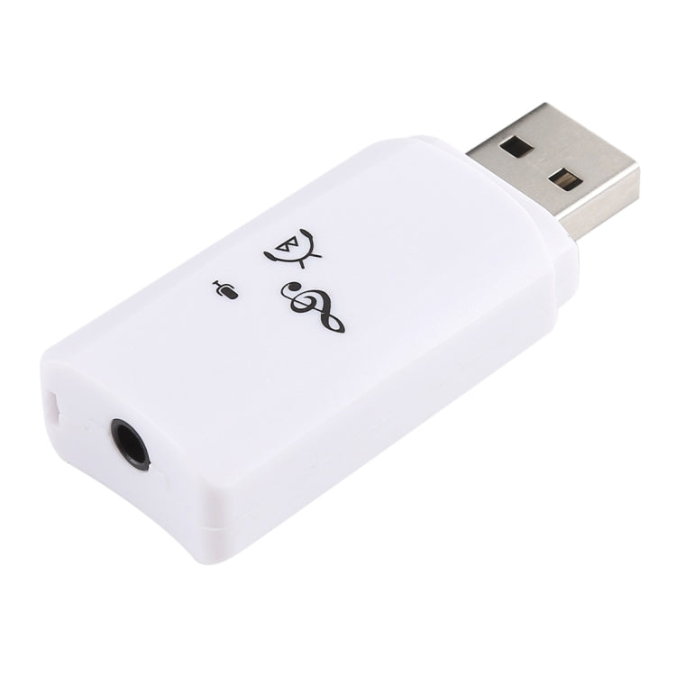 2 in 1 USB Bluetooth Dongle and Audio Receiver Adapter in White