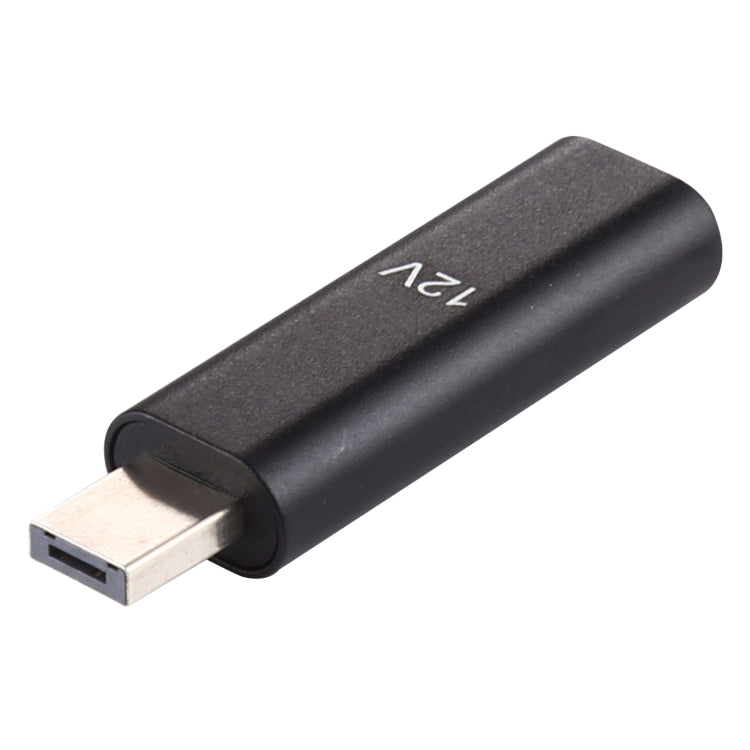 12V Type-C / USB-C to PD Aluminium Alloy Adapter for Asus (Black) with Plug and Play Functionality