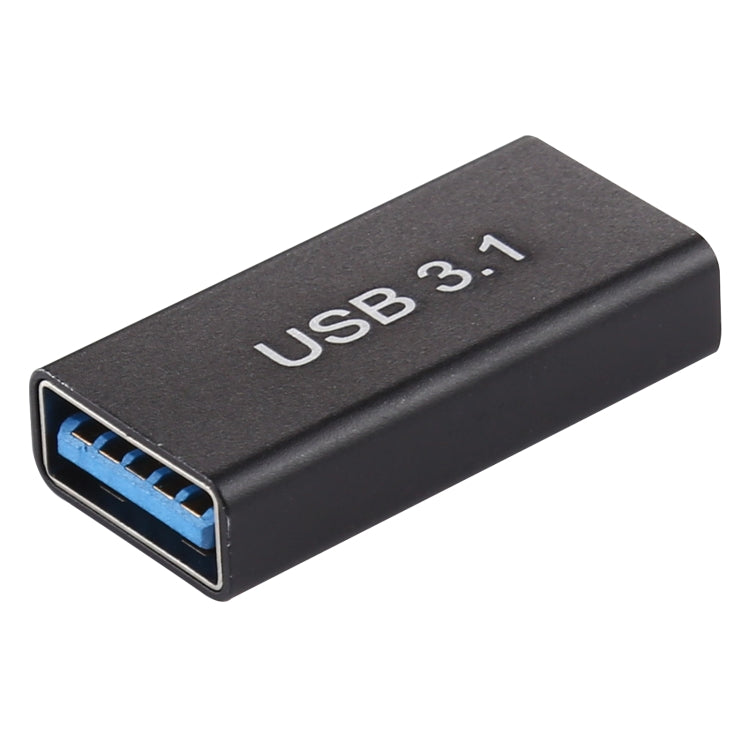 USB-C to USB 3.0 Female Aluminum Alloy Adapter (Black)