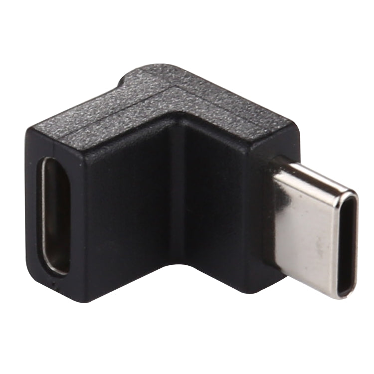 90 Degree Elbow Type-C Adapter in Black Aluminium Alloy
