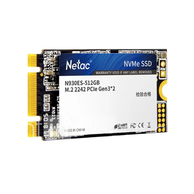 Netac N930ES 512GB M.2 2242 PCIe Gen3x2 Solid State Drive with High-Speed Performance and Durable Design
