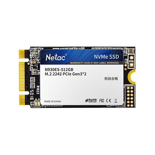 Netac N930ES 512GB M.2 2242 PCIe Gen3x2 Solid State Drive with High-Speed Performance and Durable Design