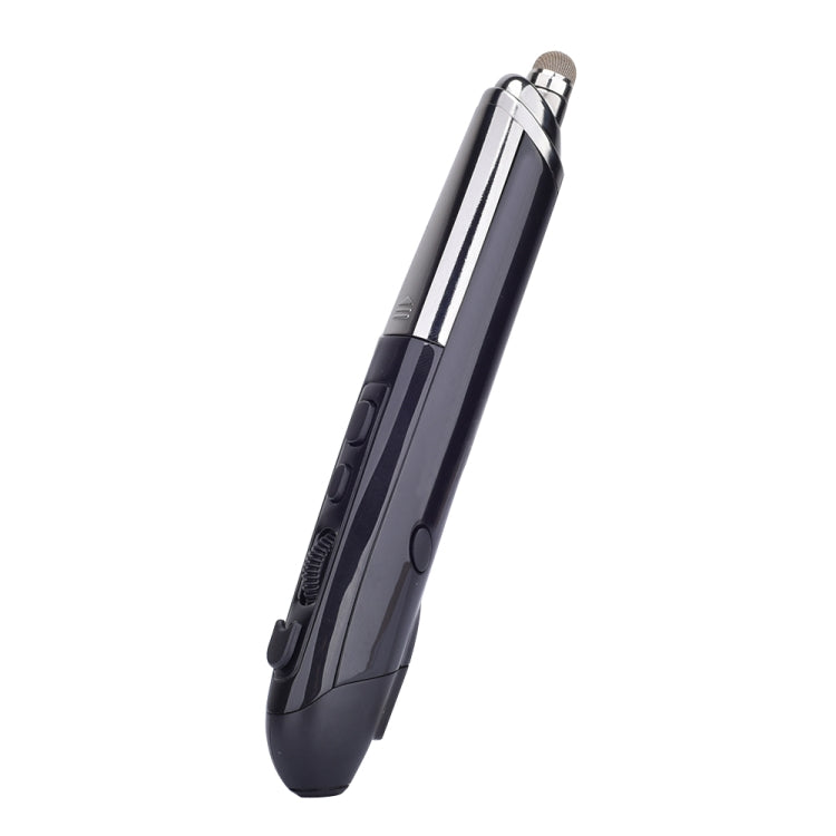 6-keys Smart Wireless Optical Mouse with Stylus Pen & Laser Function (Black)