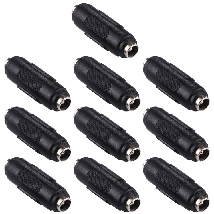 10-Pack 5.5x2.1mm Female to Female Adapter Connectors