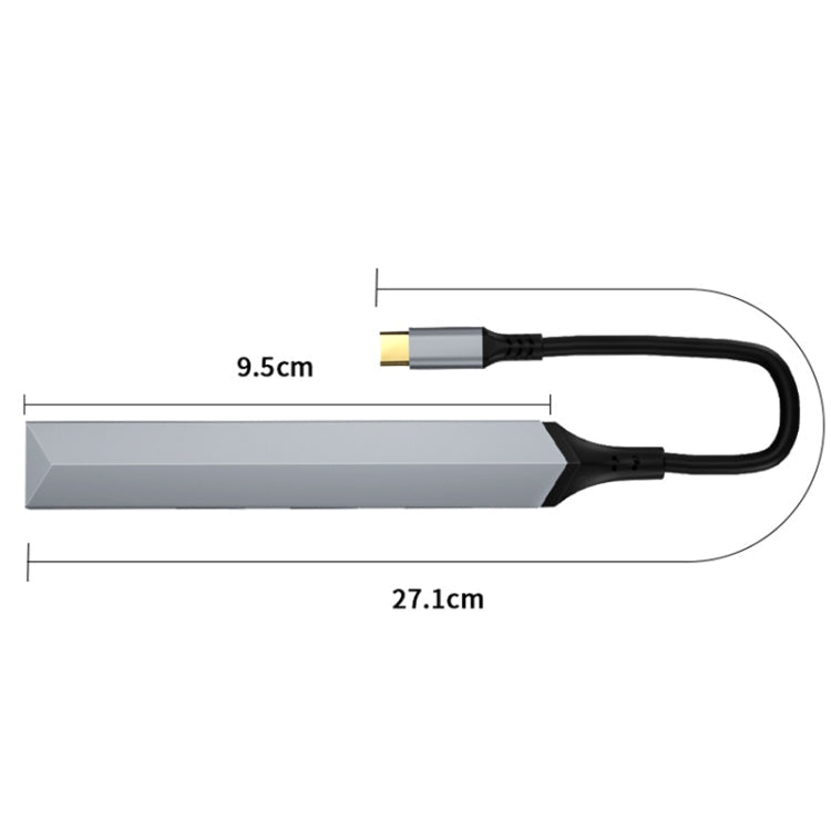 V252 4 in 1 USB-C Docking Station for Seamless Connectivity