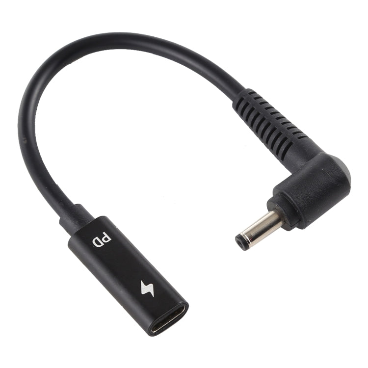 USB-C to 4.0 x 1.35mm Power Adapter Charger Cable with Compact and Lightweight Design