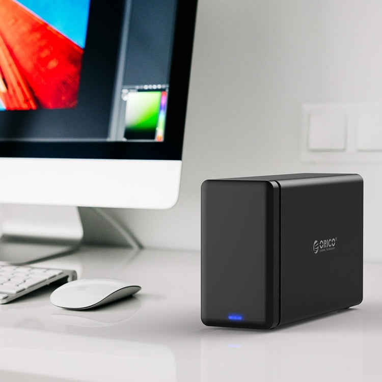 ORICO NS200-C3 2-Bay USB-C / Type-C 3.1 to SATA External Hard Disk Storage Case