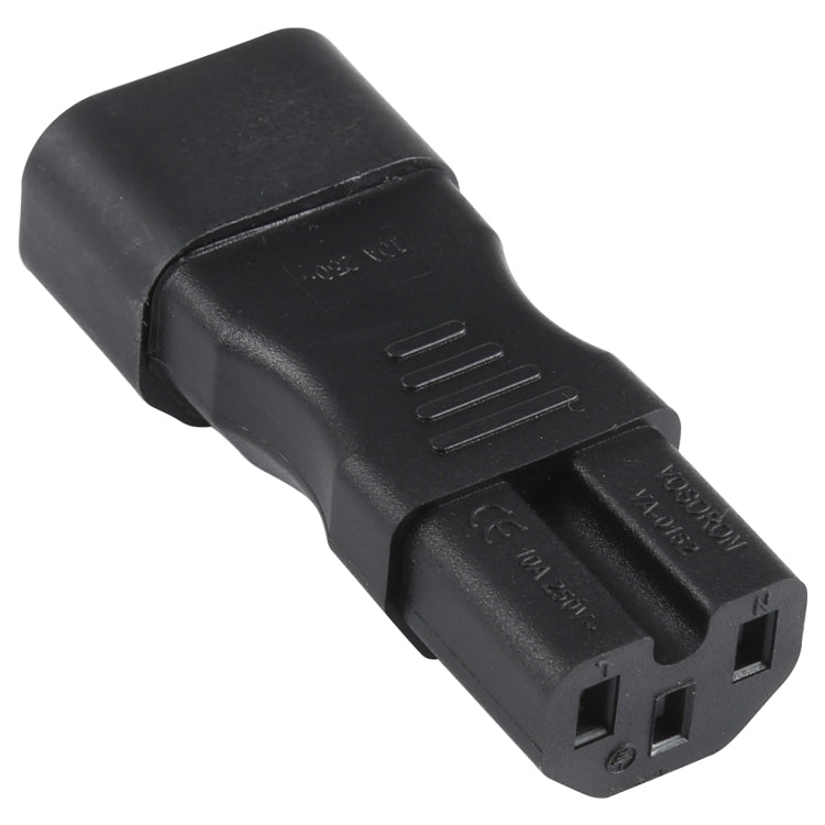 C13 to C15 Groove AC Power Plug Adapter Socket