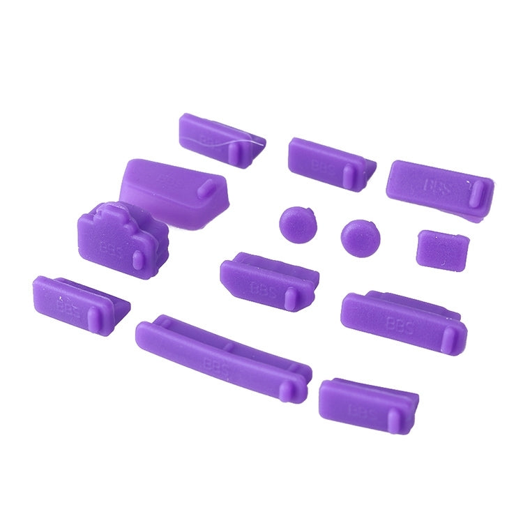 Universal Silicone Anti-Dust Plugs Set for Laptops (Purple)