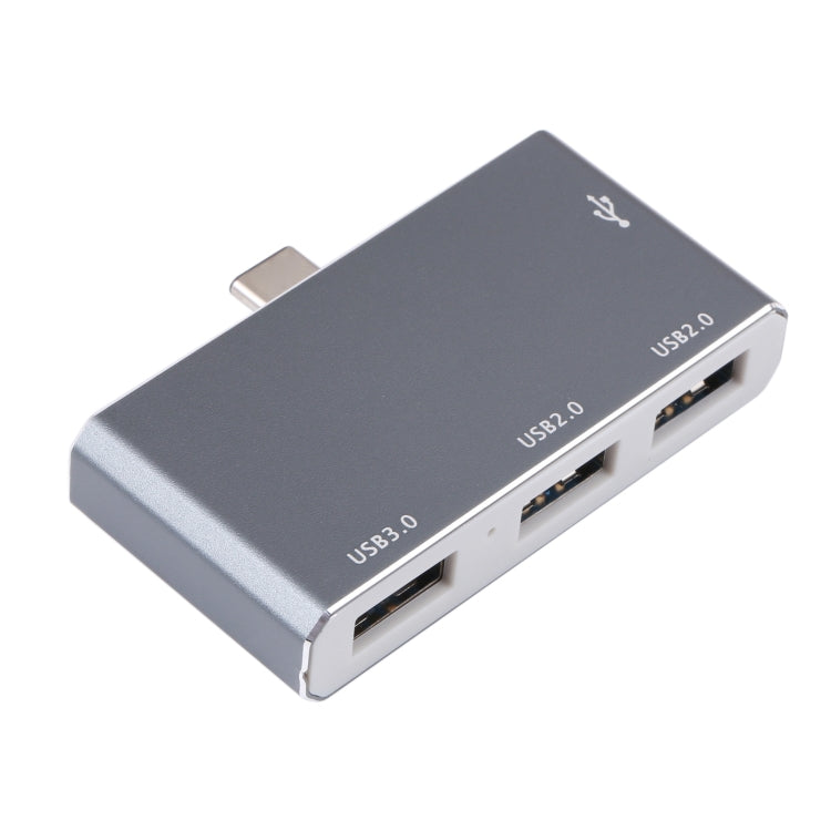 USB-C to OTG 4 Port Hub Adapter with USB 3.0 and USB 2.0
