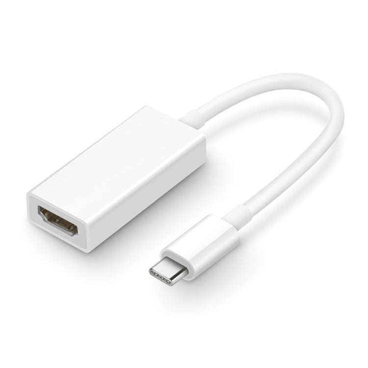 Mini Portable USB-C to HDMI HD 4K Conversion Cable - White