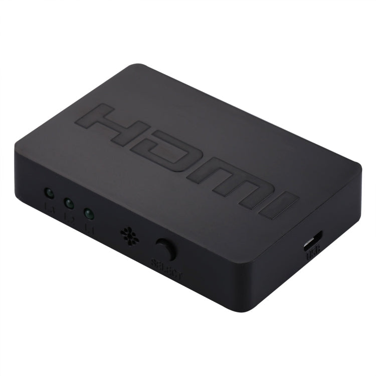 3-Port HDMI Switch with Remote Control - 1080P Output