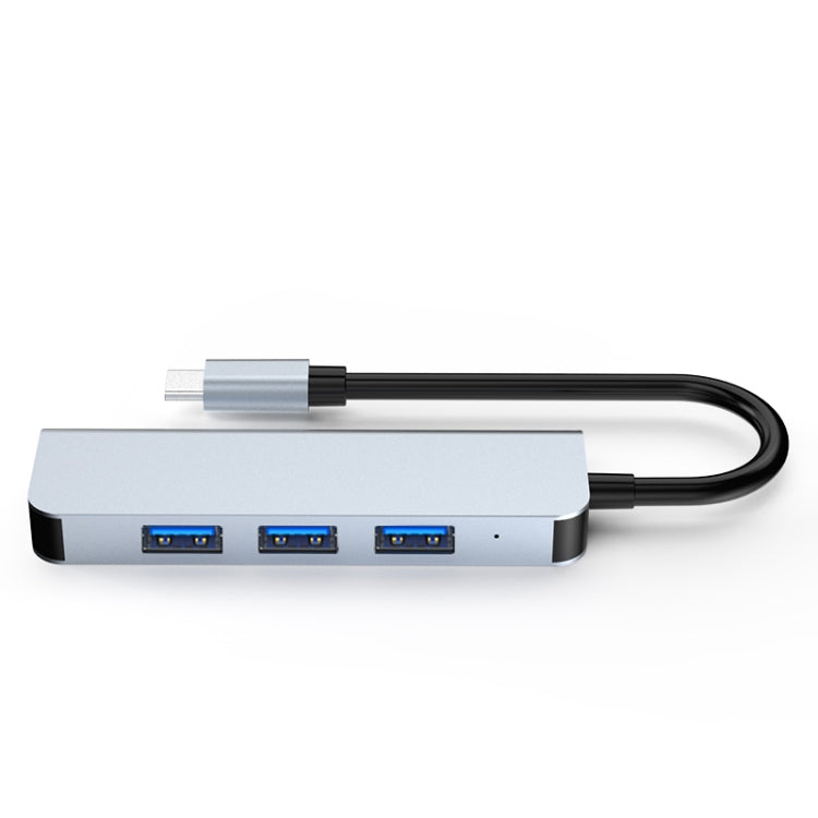 BYL-2013T 4 in 1 USB-C Hub Adapter with USB 3.0 and USB 2.0 Slots