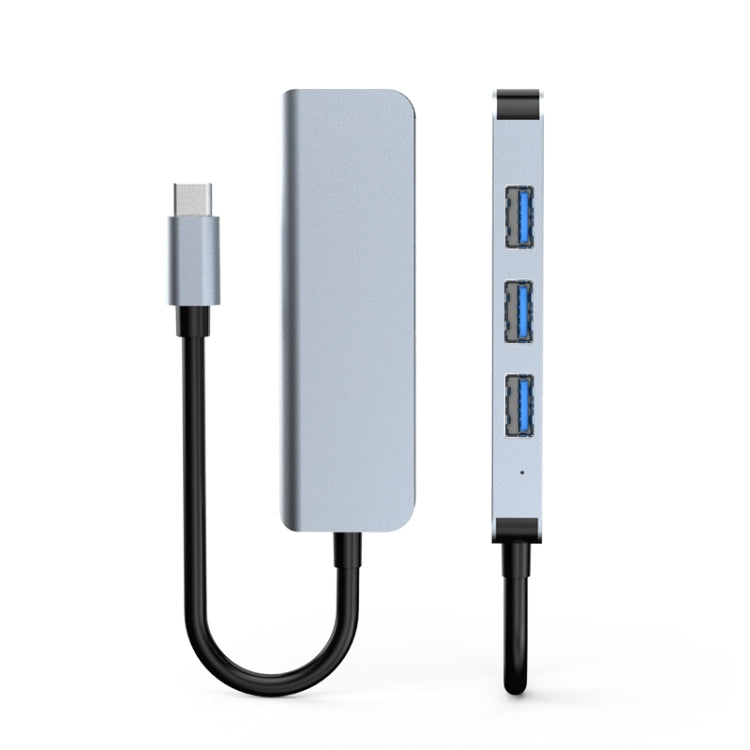 BYL-2013T 4 in 1 USB-C Hub Adapter with USB 3.0 and USB 2.0 Slots