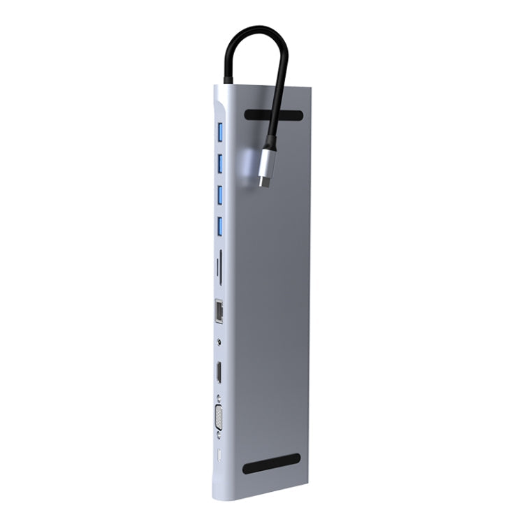 11-in-1 USB-C Multi-function Hub with 4K HD Vision and Gigabit Ethernet Port