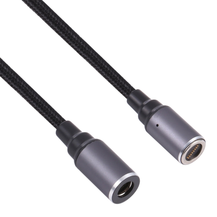 Magnetic 8-Pin DC Round Head Charging Cable with Female 5.5 x 2.1mm to Free Plug Adapter