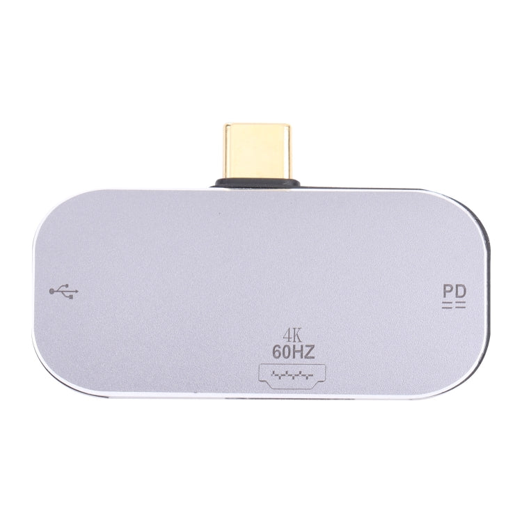 3-in-1 USB-C Adapter with Dual USB-C and 4K 60Hz HDMI Output
