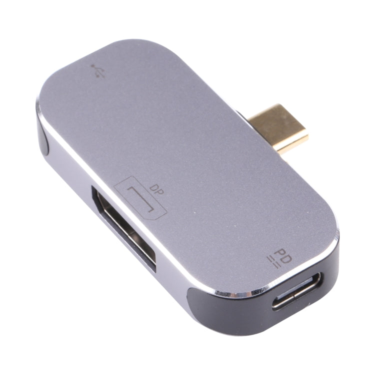 3 in 1 USB-C to Dual USB-C + DP Adapter
