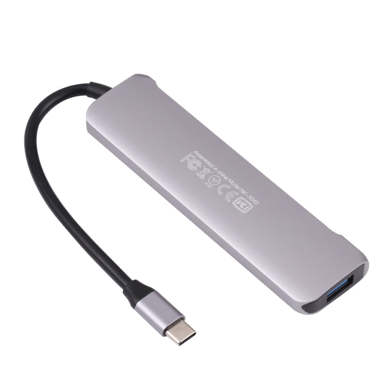 6 In 1 Multi-Function Type-C Adapter Docking Station