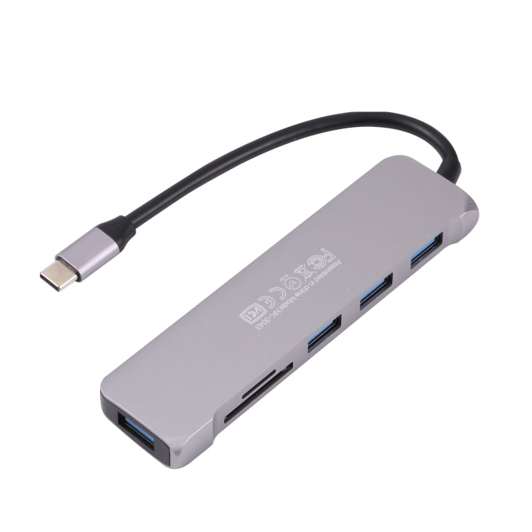6 In 1 Multi-Function Type-C Adapter Docking Station