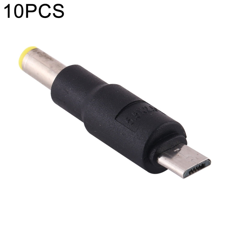 10 Pieces of Micro USB DC Power Plug Connectors 5.5 x 2.5mm