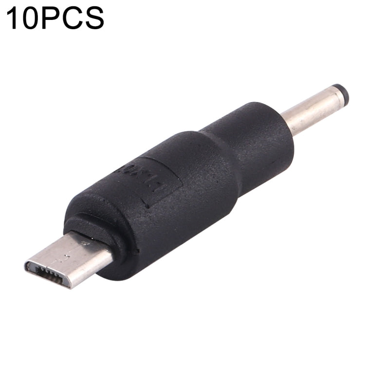 10 Piece Micro USB DC Power Plug Connector Set
