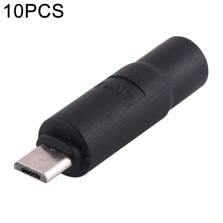 10 PCS DC Power Plug Connectors with Micro USB Interface