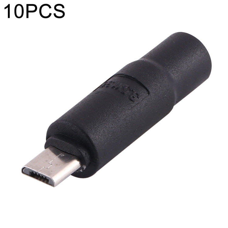 3.5 x 1.35mm to Micro USB DC Power Plug Connector - Pack of 10
