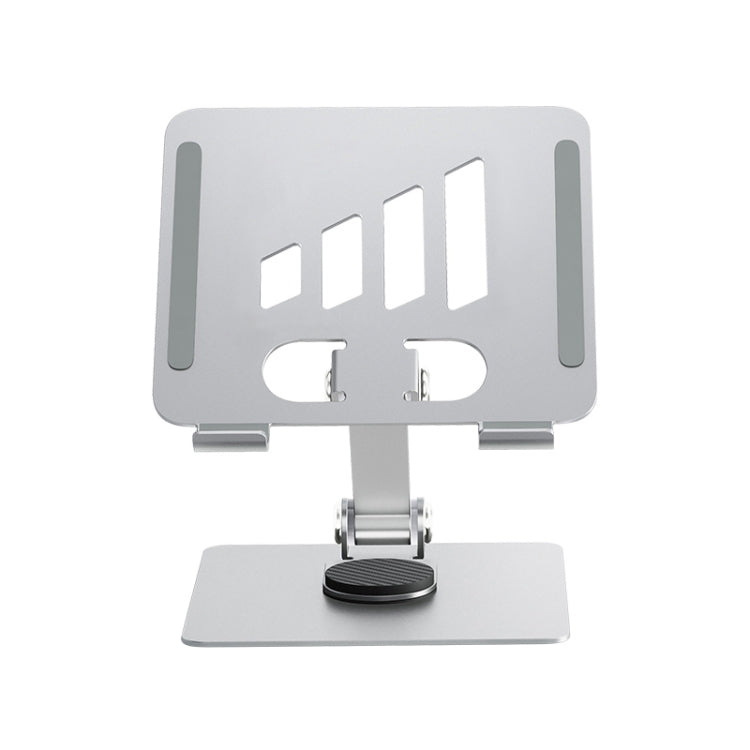Aluminum Alloy 360 Degree Rotating Laptop/Tablet Stand (Silver)