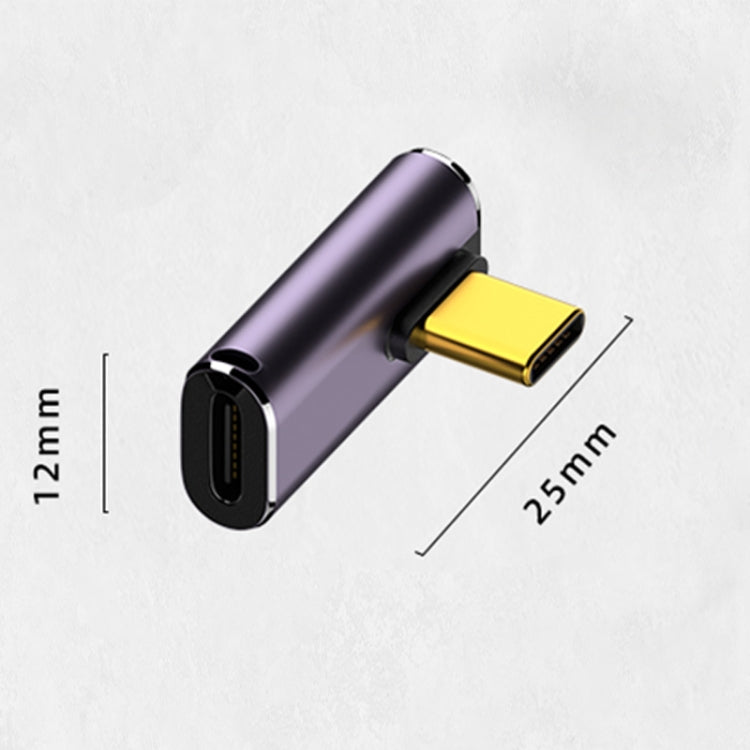 240W USB-C Female to USB-C Male 40Gbps Adapter with LED Light