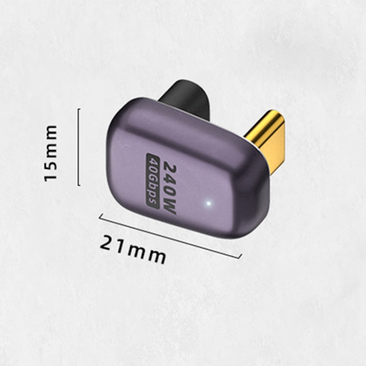 240W USB-C U-Type Adapter with Lightning Fast 40Gbps Transmission