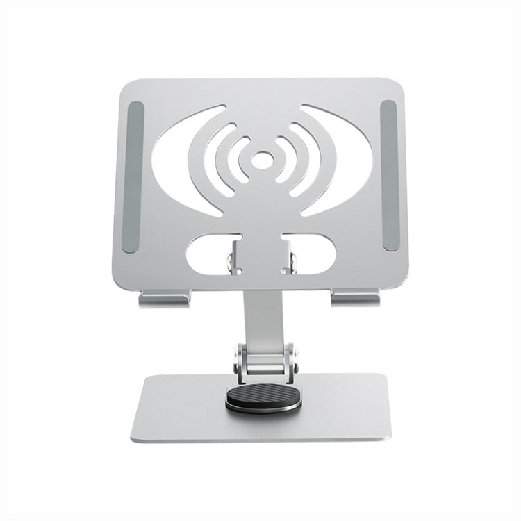 L-13 Foldable Rotating Laptop/Tablet Stand (Silver)